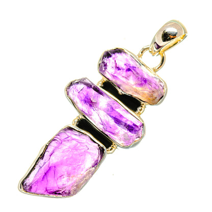 Amethyst Pendants handcrafted by Ana Silver Co - PD6195