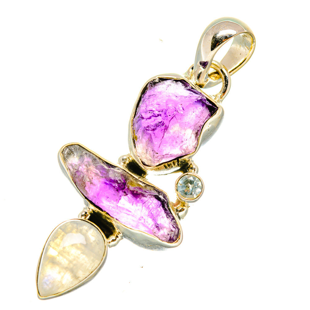 Amethyst Pendants handcrafted by Ana Silver Co - PD6196