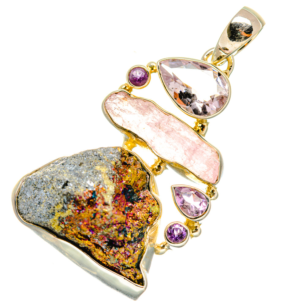Titanium Druzy Pendants handcrafted by Ana Silver Co - PD6207