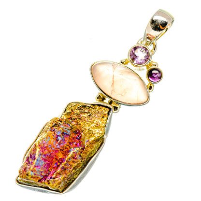 Titanium Druzy Pendants handcrafted by Ana Silver Co - PD6208