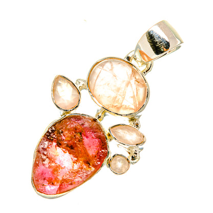 Pink Tourmaline Pendants handcrafted by Ana Silver Co - PD6211