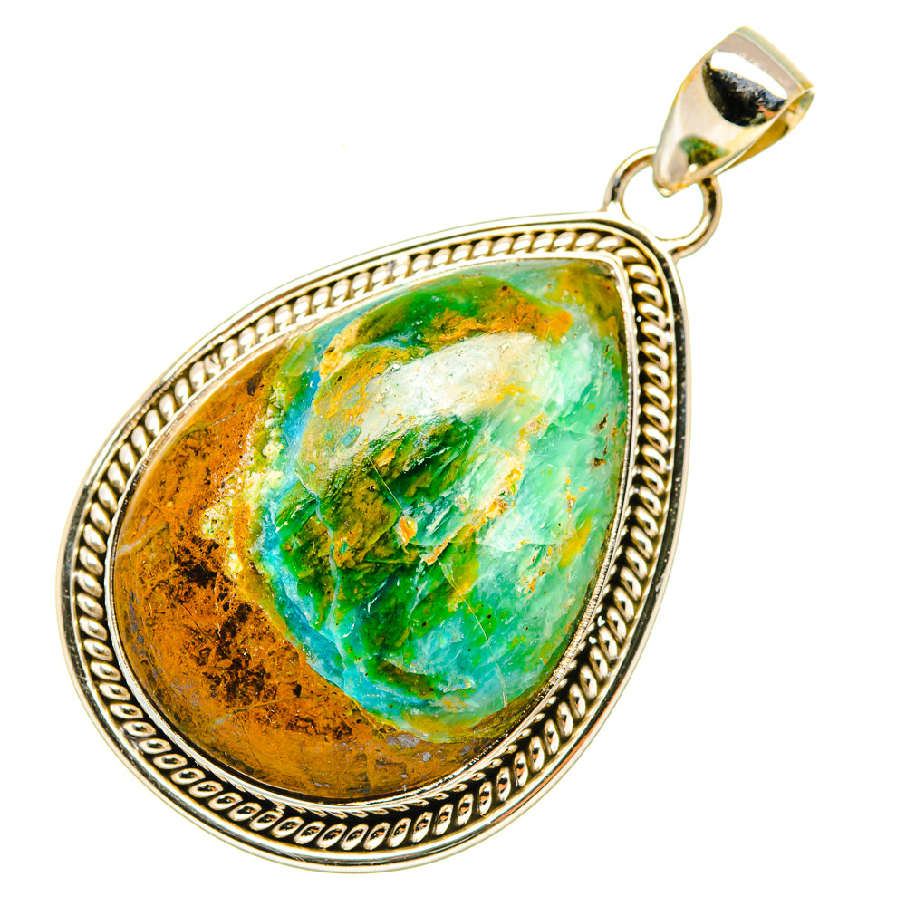 Peruvian Opal Pendants handcrafted by Ana Silver Co - PD6218