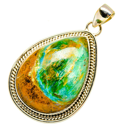 Peruvian Opal Pendants handcrafted by Ana Silver Co - PD6218