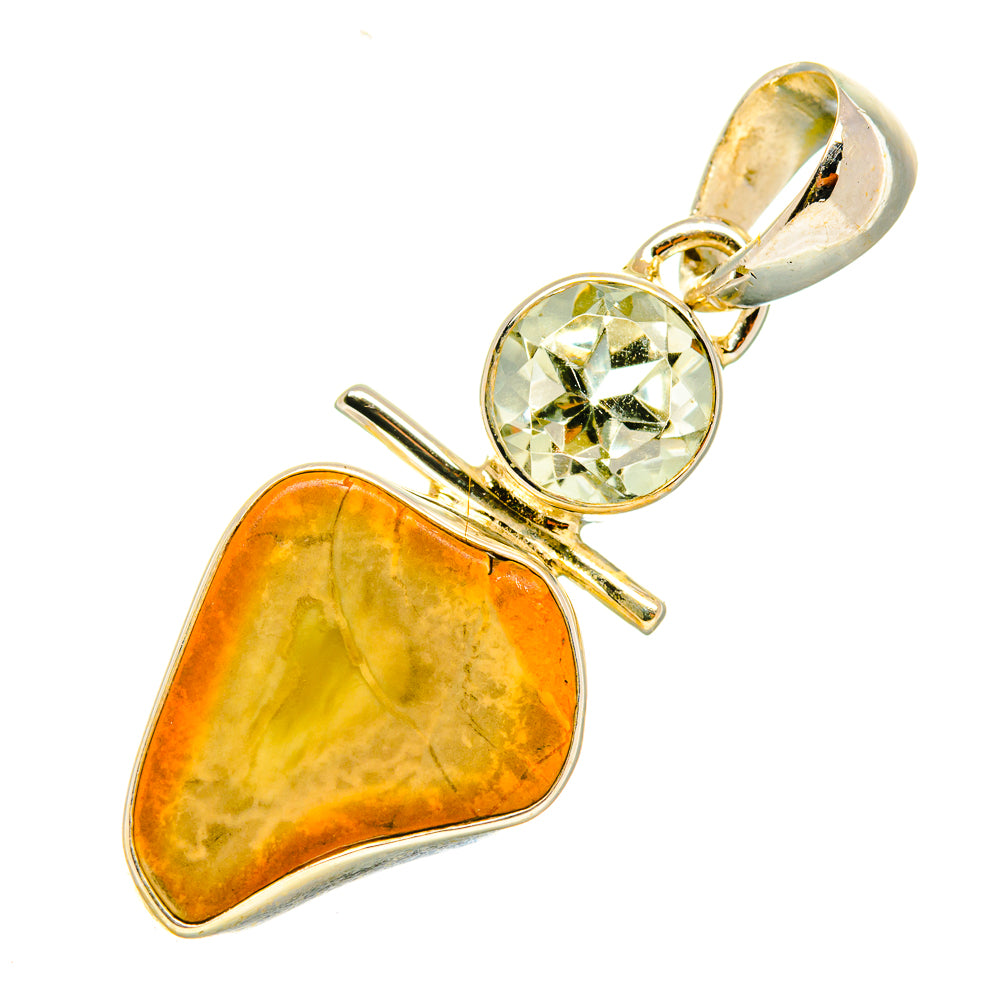 Petrified Wood Pendants handcrafted by Ana Silver Co - PD6229