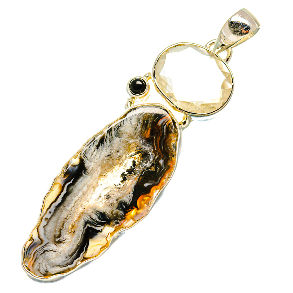 Coconut Geode Druzy Pendants handcrafted by Ana Silver Co - PD6237
