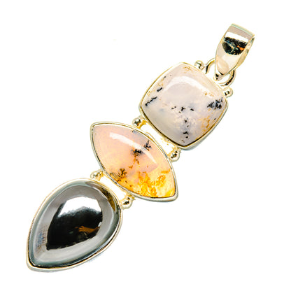 Hematite Pendants handcrafted by Ana Silver Co - PD6240