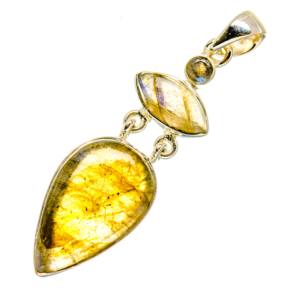 Labradorite Pendants handcrafted by Ana Silver Co - PD6241