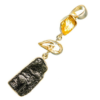 Black Tourmaline Pendants handcrafted by Ana Silver Co - PD6242