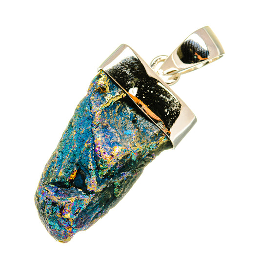 Titanium Druzy Pendants handcrafted by Ana Silver Co - PD6248