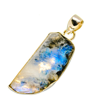 Rainbow Moonstone Pendants handcrafted by Ana Silver Co - PD6252