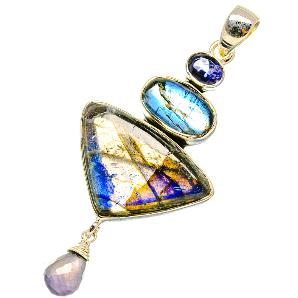 Labradorite Pendants handcrafted by Ana Silver Co - PD6254