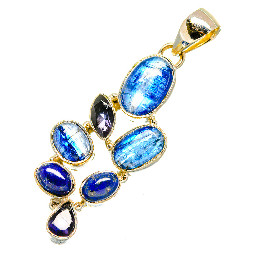 Kyanite Pendants handcrafted by Ana Silver Co - PD6256