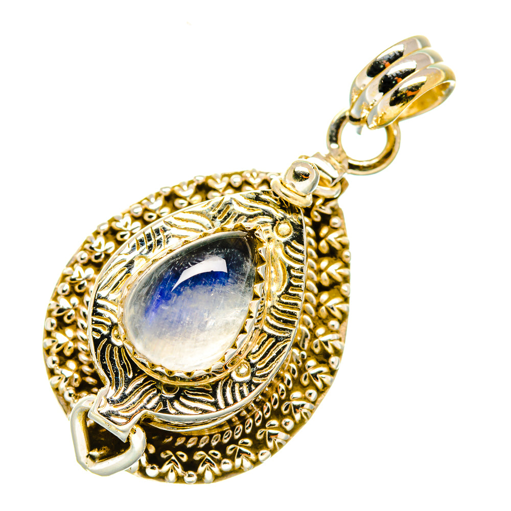 Rainbow Moonstone Pendants handcrafted by Ana Silver Co - PD6259