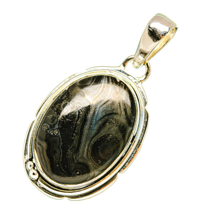Psilomelane Pendants handcrafted by Ana Silver Co - PD6264