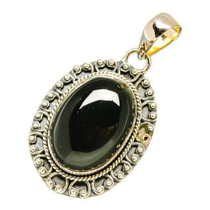 Black Onyx Pendants handcrafted by Ana Silver Co - PD6265