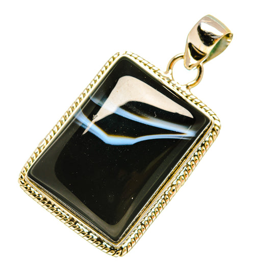 India Agate Pendants handcrafted by Ana Silver Co - PD6268