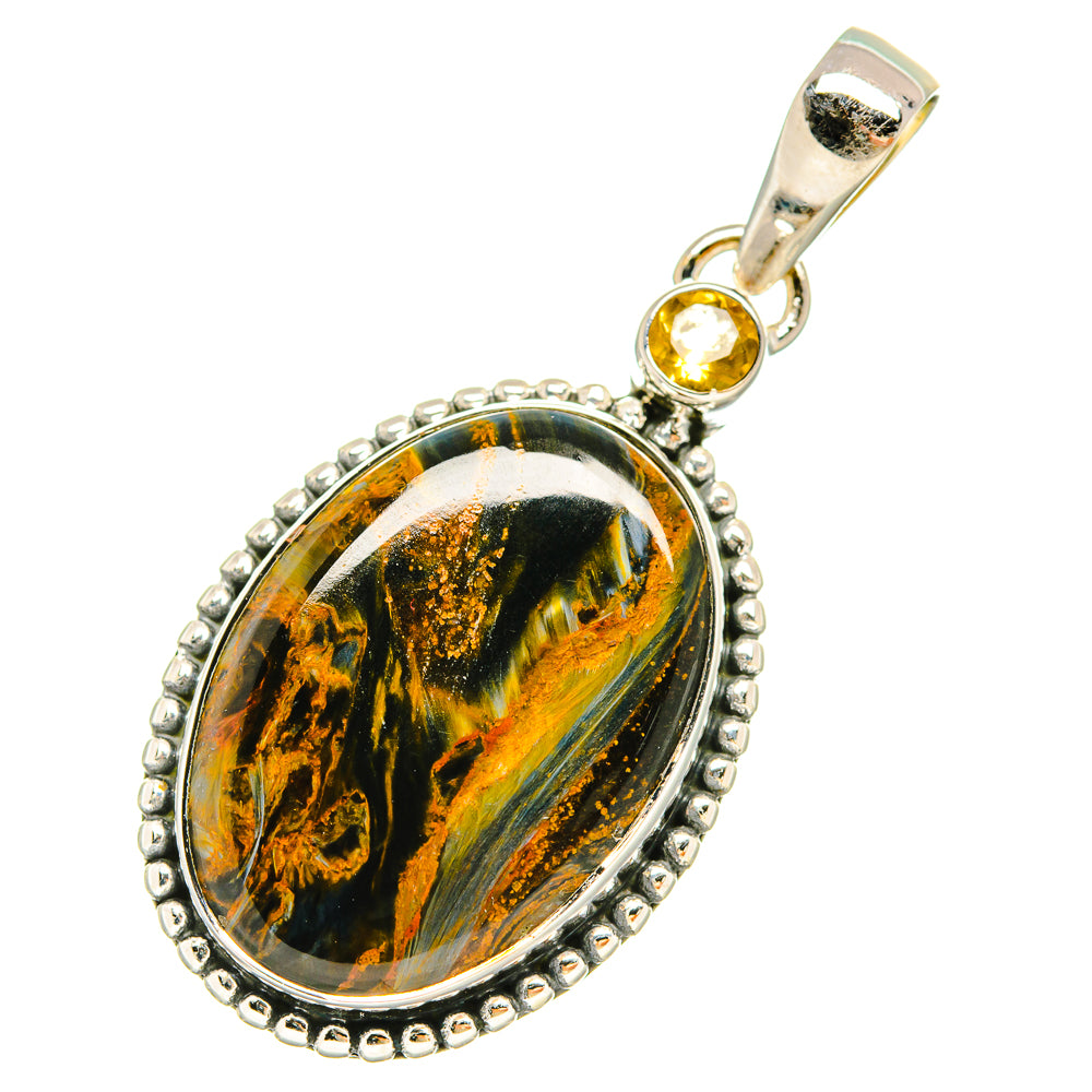 Pietersite Pendants handcrafted by Ana Silver Co - PD6269