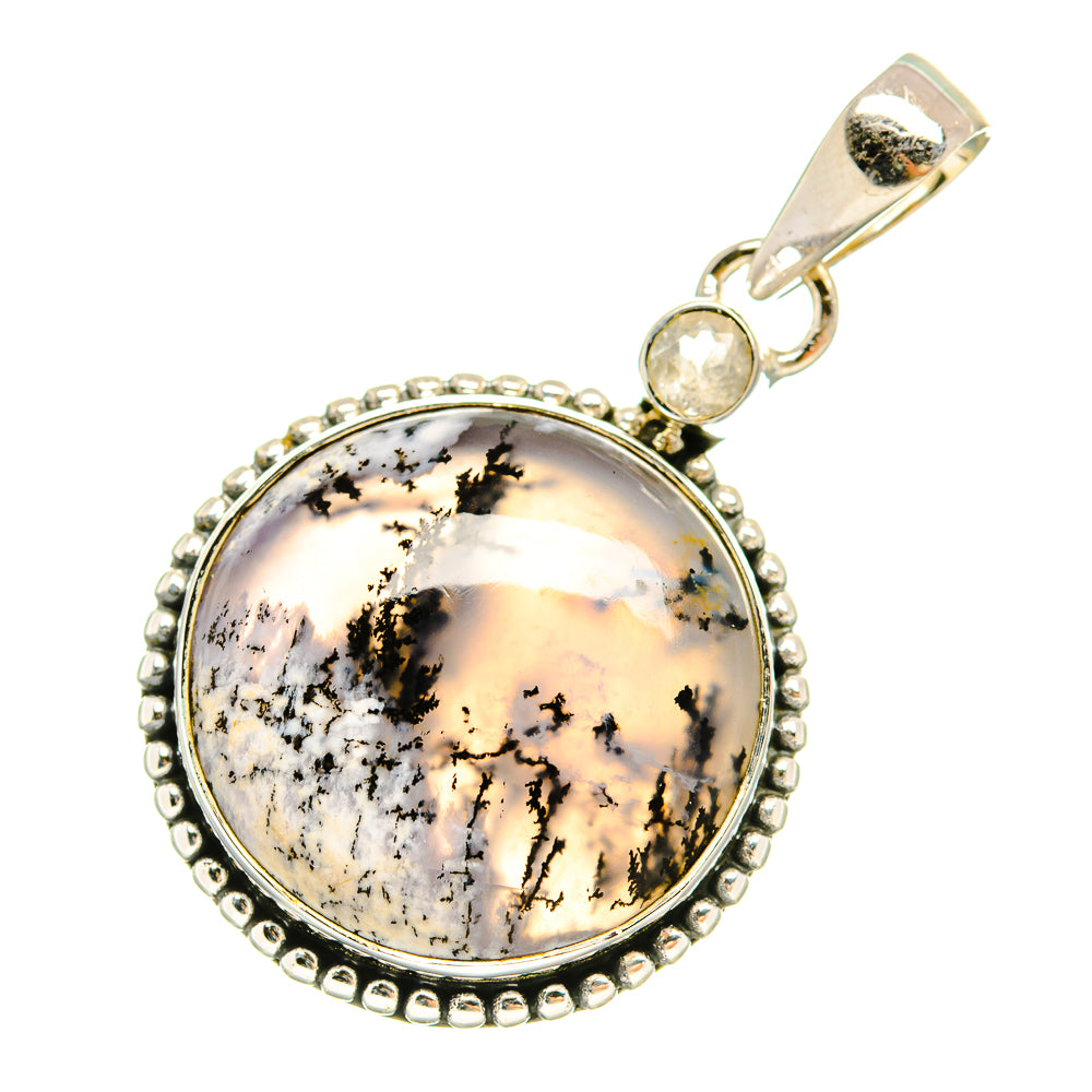 Dendritic Opal Pendants handcrafted by Ana Silver Co - PD6277