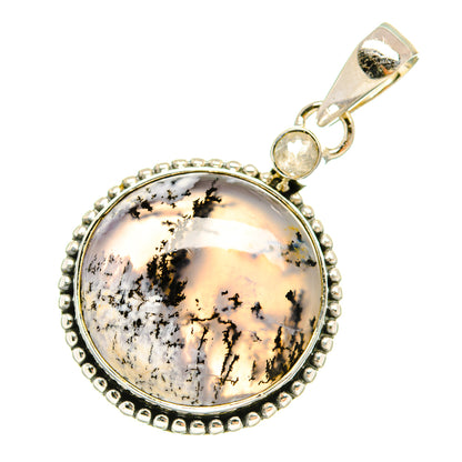 Dendritic Opal Pendants handcrafted by Ana Silver Co - PD6277
