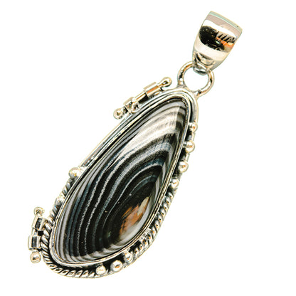 Psilomelane Pendants handcrafted by Ana Silver Co - PD6278