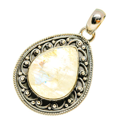 Rainbow Moonstone Pendants handcrafted by Ana Silver Co - PD6285