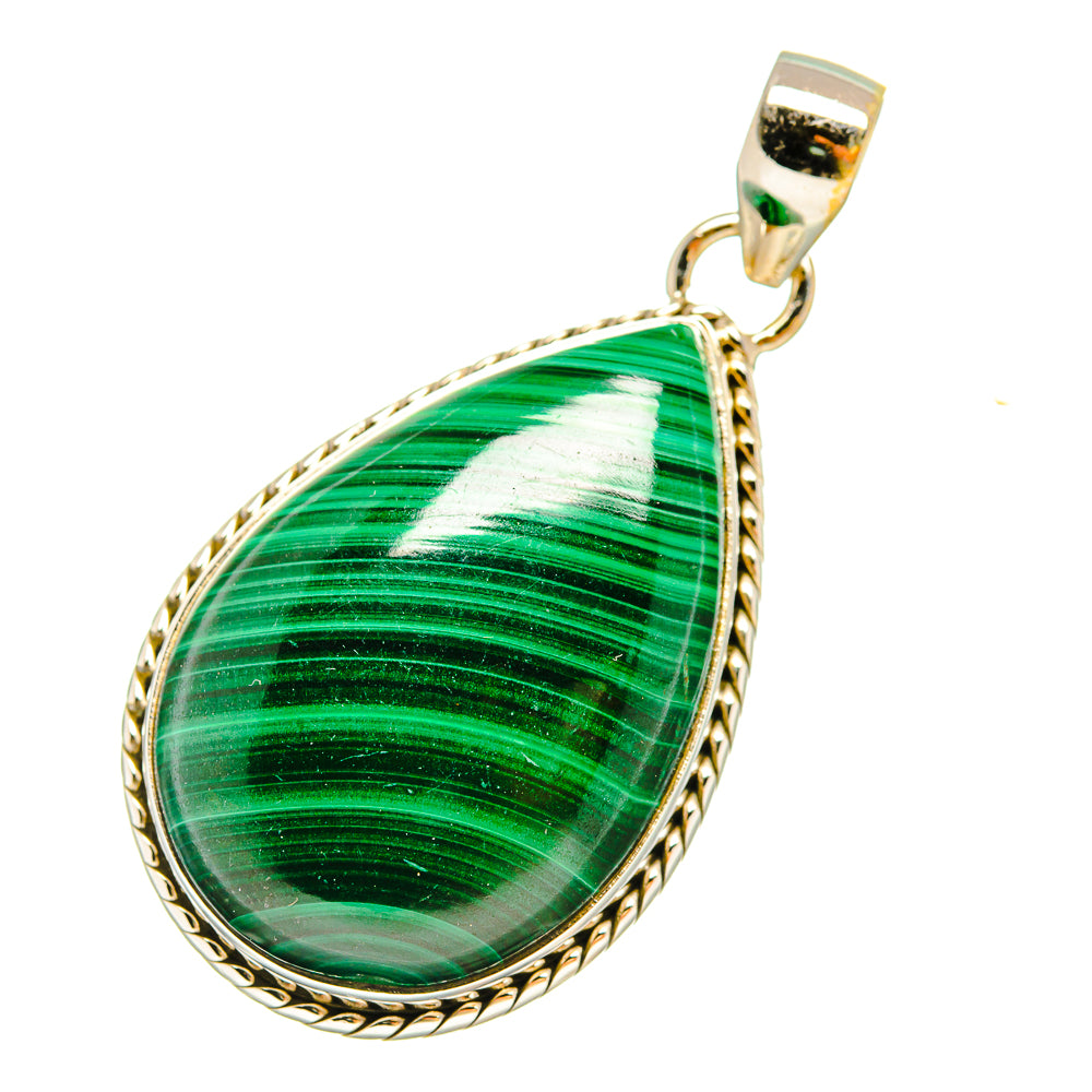 Malachite Pendants handcrafted by Ana Silver Co - PD6288
