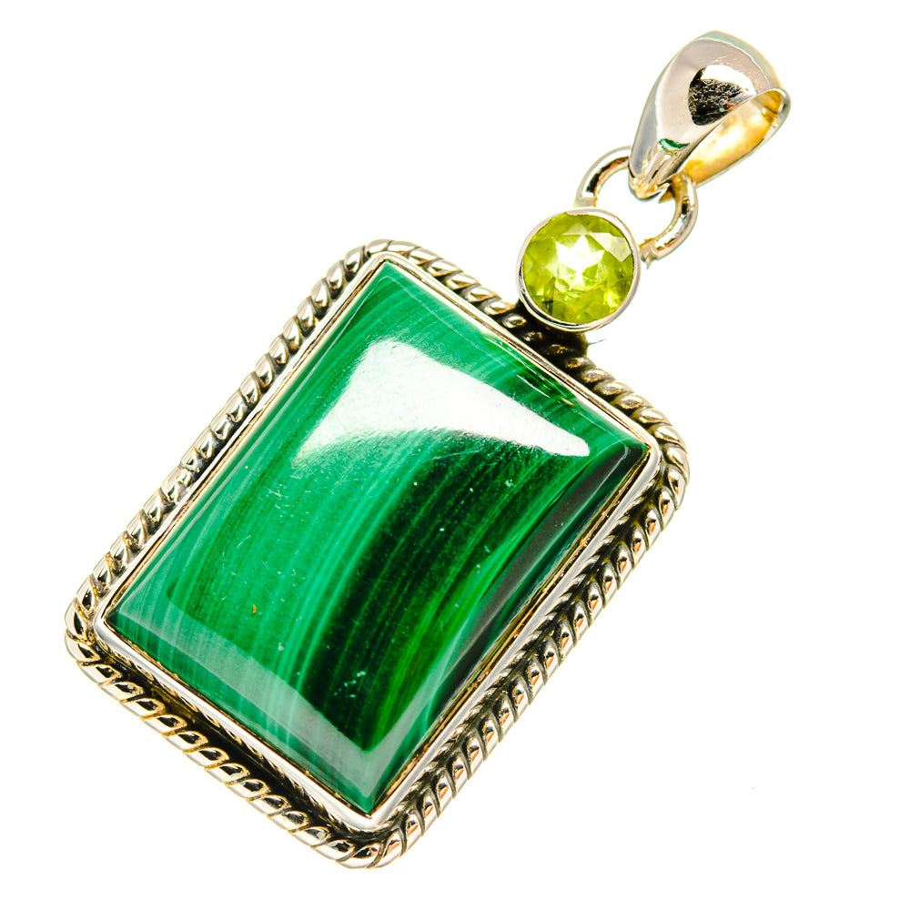 Malachite Pendants handcrafted by Ana Silver Co - PD6289