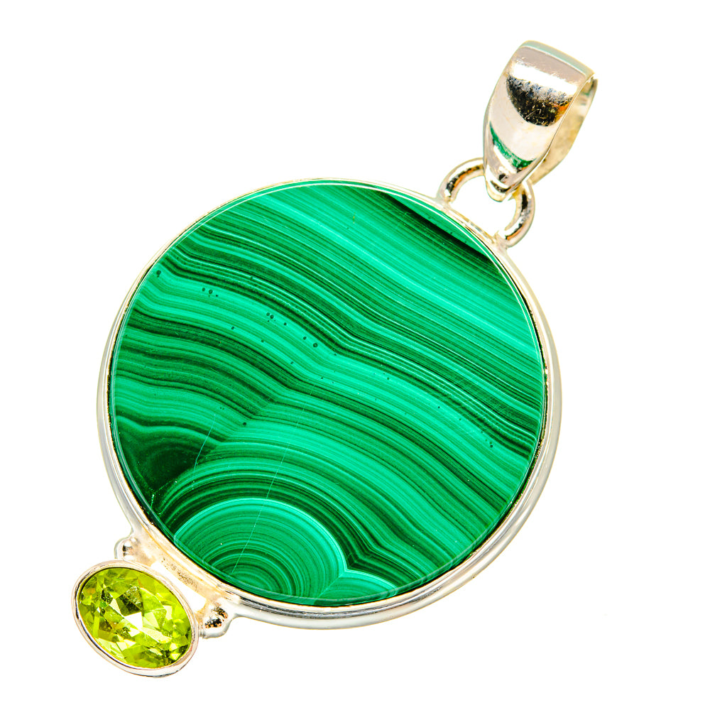 Malachite Pendants handcrafted by Ana Silver Co - PD6290