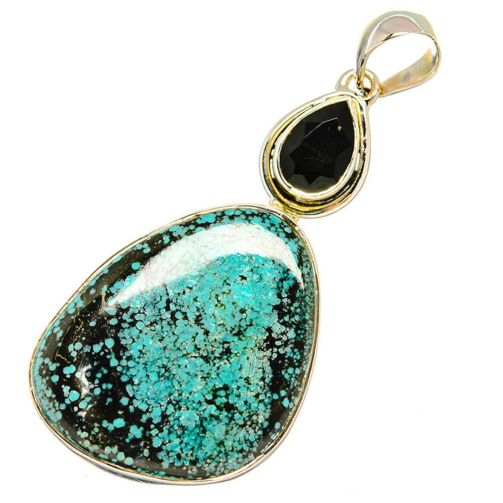 Tibetan Turquoise Pendants handcrafted by Ana Silver Co - PD6295