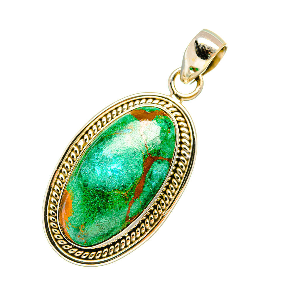 Chrysocolla Pendants handcrafted by Ana Silver Co - PD6298