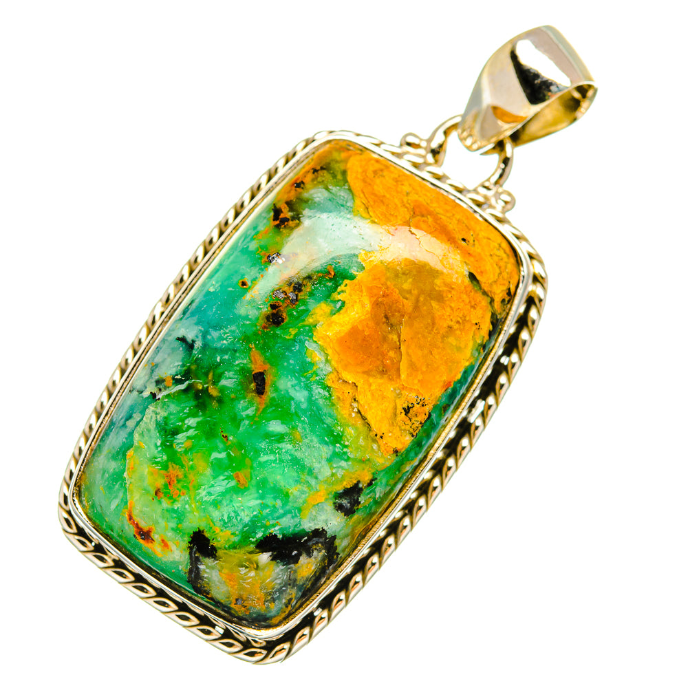 Peruvian Opal Pendants handcrafted by Ana Silver Co - PD6301