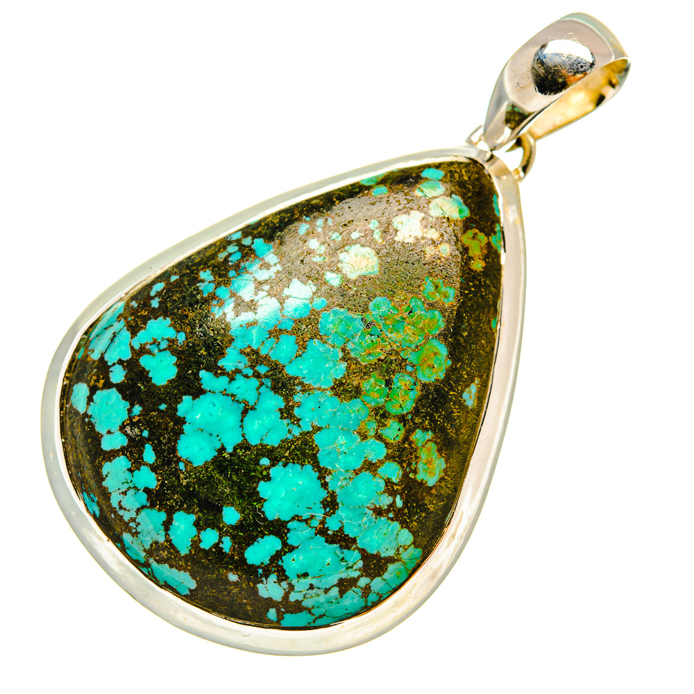 Tibetan Turquoise Pendants handcrafted by Ana Silver Co - PD6305