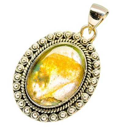 Labradorite Pendants handcrafted by Ana Silver Co - PD6306 - Photo 2