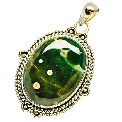 Ocean Jasper Pendants handcrafted by Ana Silver Co - PD6309