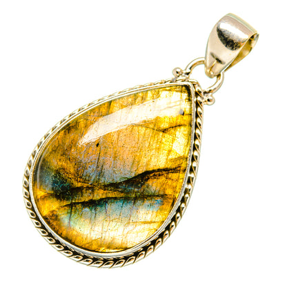 Labradorite Pendants handcrafted by Ana Silver Co - PD6324