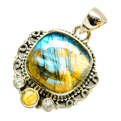 Labradorite Pendants handcrafted by Ana Silver Co - PD6325