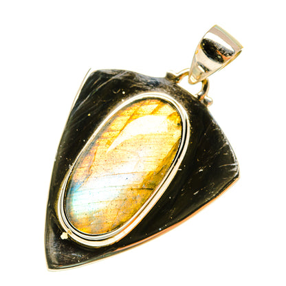 Labradorite Pendants handcrafted by Ana Silver Co - PD6333