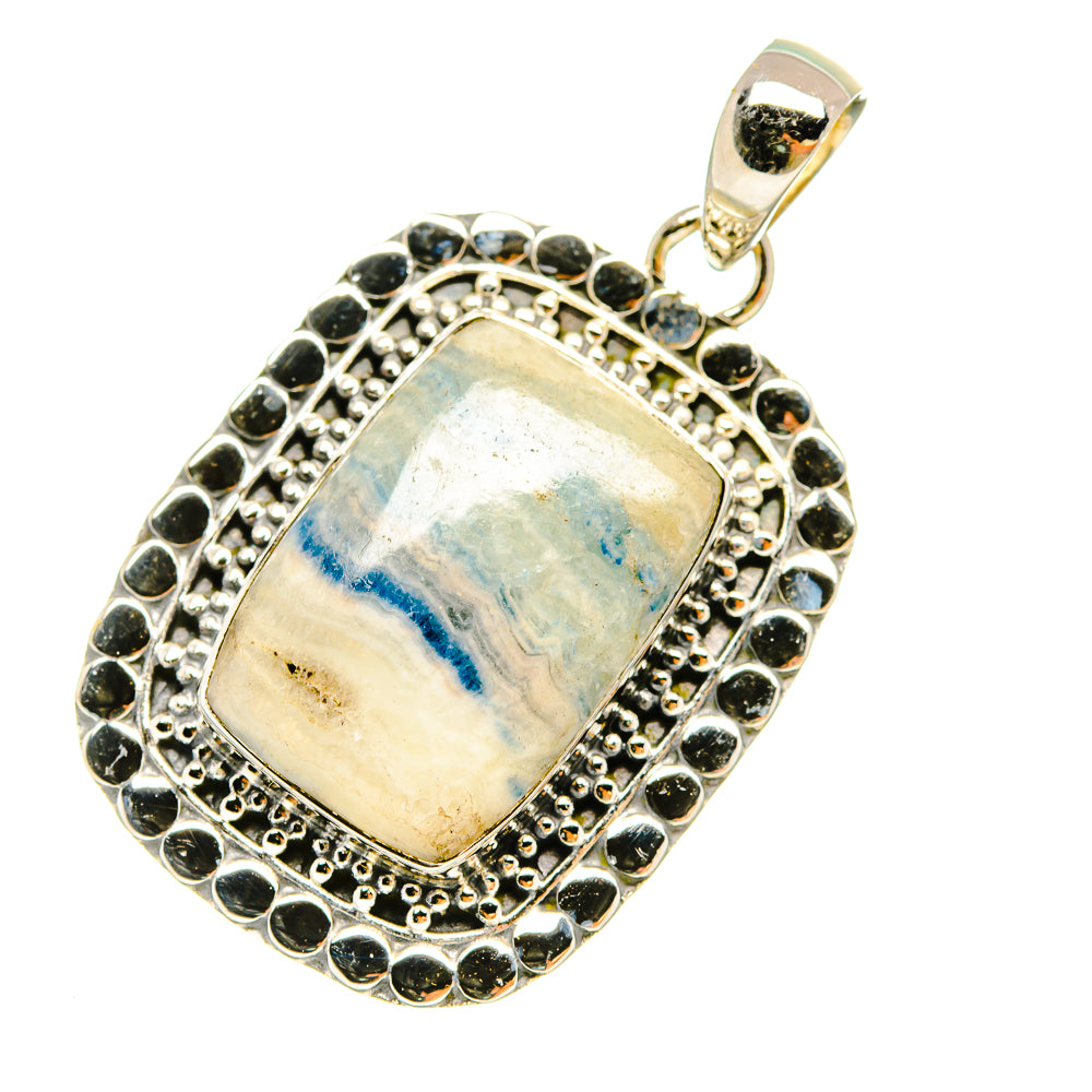 Blue Scheelite Pendants handcrafted by Ana Silver Co - PD6340