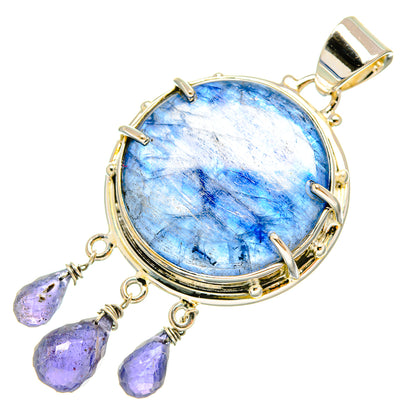 Kyanite Pendants handcrafted by Ana Silver Co - PD6343