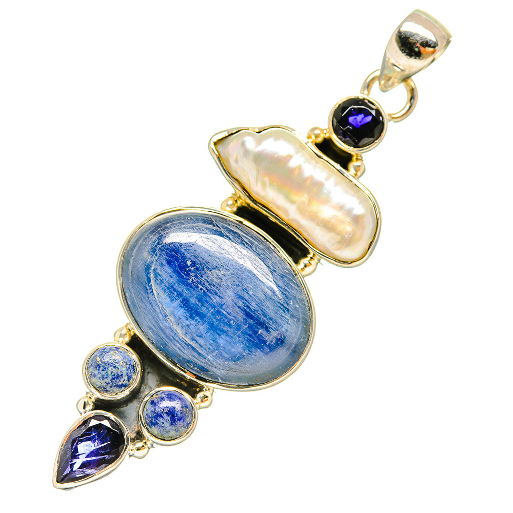 Kyanite Pendants handcrafted by Ana Silver Co - PD6344