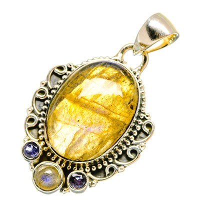 Labradorite Pendants handcrafted by Ana Silver Co - PD6345
