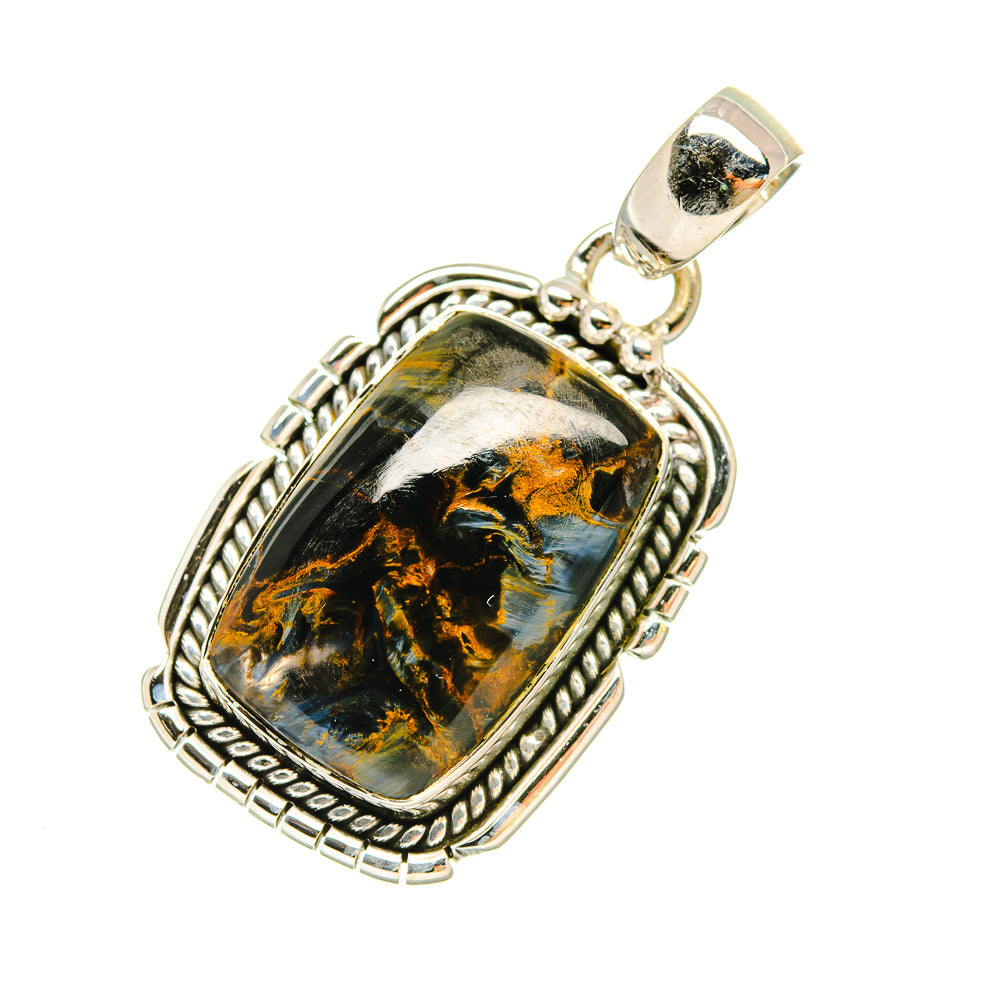 Pietersite Pendants handcrafted by Ana Silver Co - PD6362