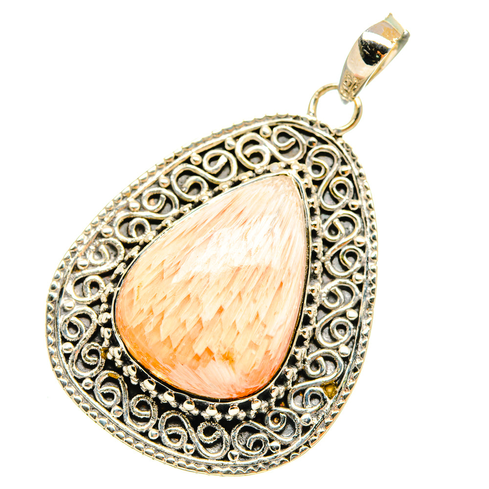 Scolecite Pendants handcrafted by Ana Silver Co - PD6373
