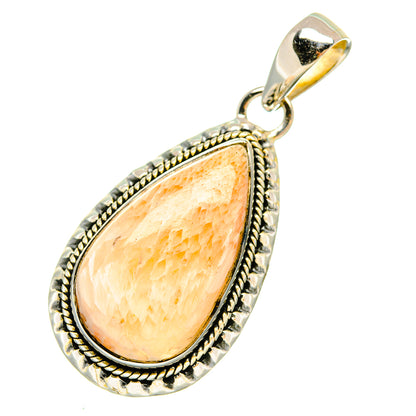 Scolecite Pendants handcrafted by Ana Silver Co - PD6384
