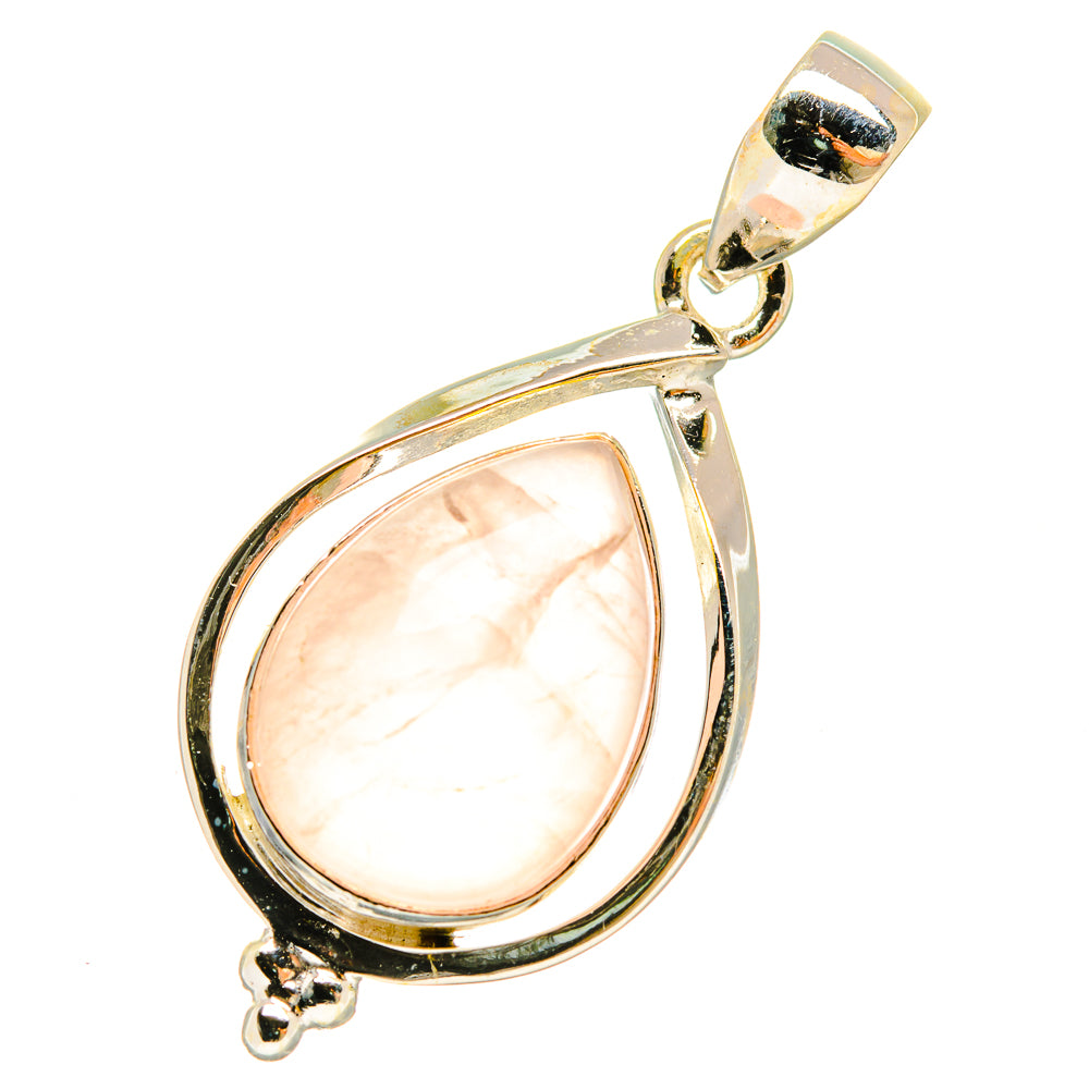 Rose Quartz Pendants handcrafted by Ana Silver Co - PD6392