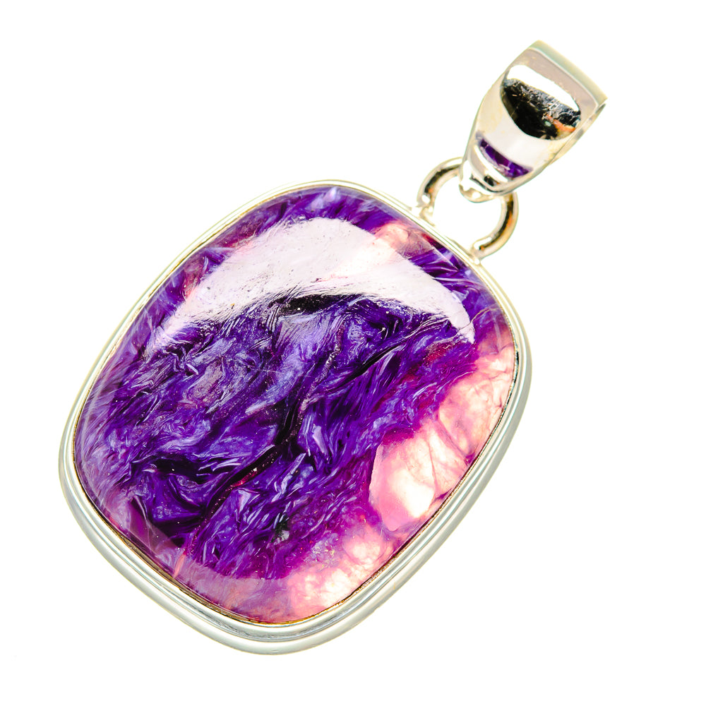 Charoite Pendants handcrafted by Ana Silver Co - PD6402