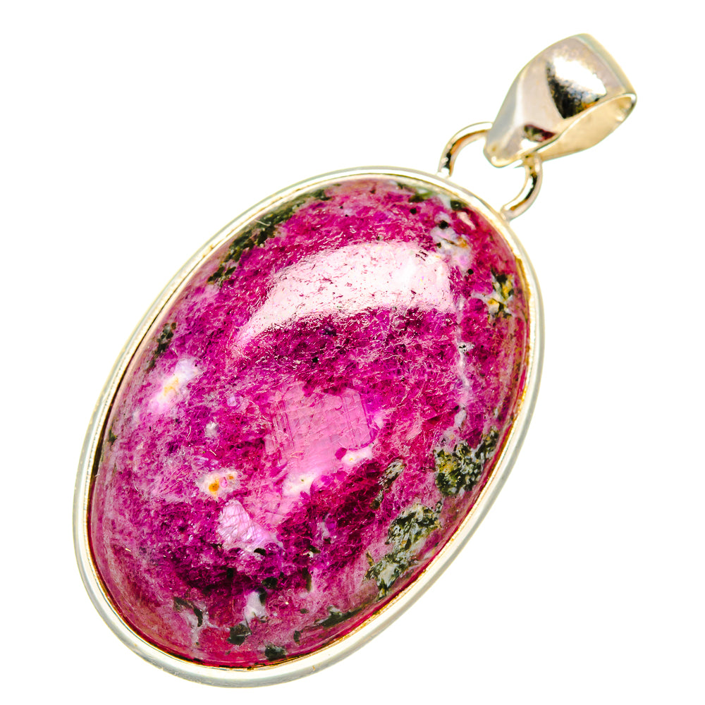 Ruby Zoisite Pendants handcrafted by Ana Silver Co - PD6407