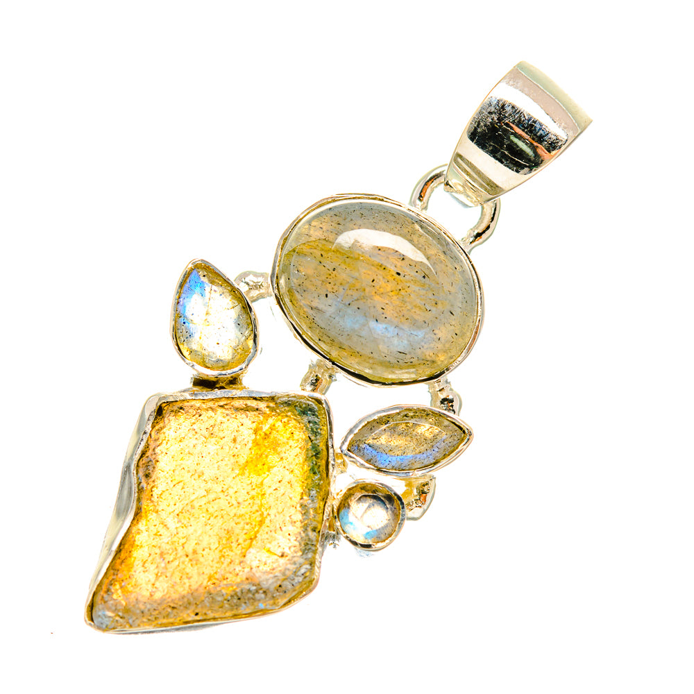 Labradorite Pendants handcrafted by Ana Silver Co - PD6414