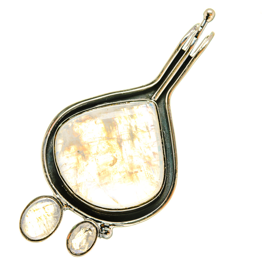 Rainbow Moonstone Pendants handcrafted by Ana Silver Co - PD6418