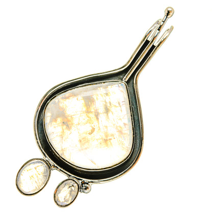 Rainbow Moonstone Pendants handcrafted by Ana Silver Co - PD6418